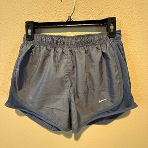 Nike Women’s Dri-Fit High Rise Blue Athletic Nylon Shorts NWOT